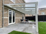 Terrasoverkapping 3,06 x 2,5m met Glas - Veranda XL