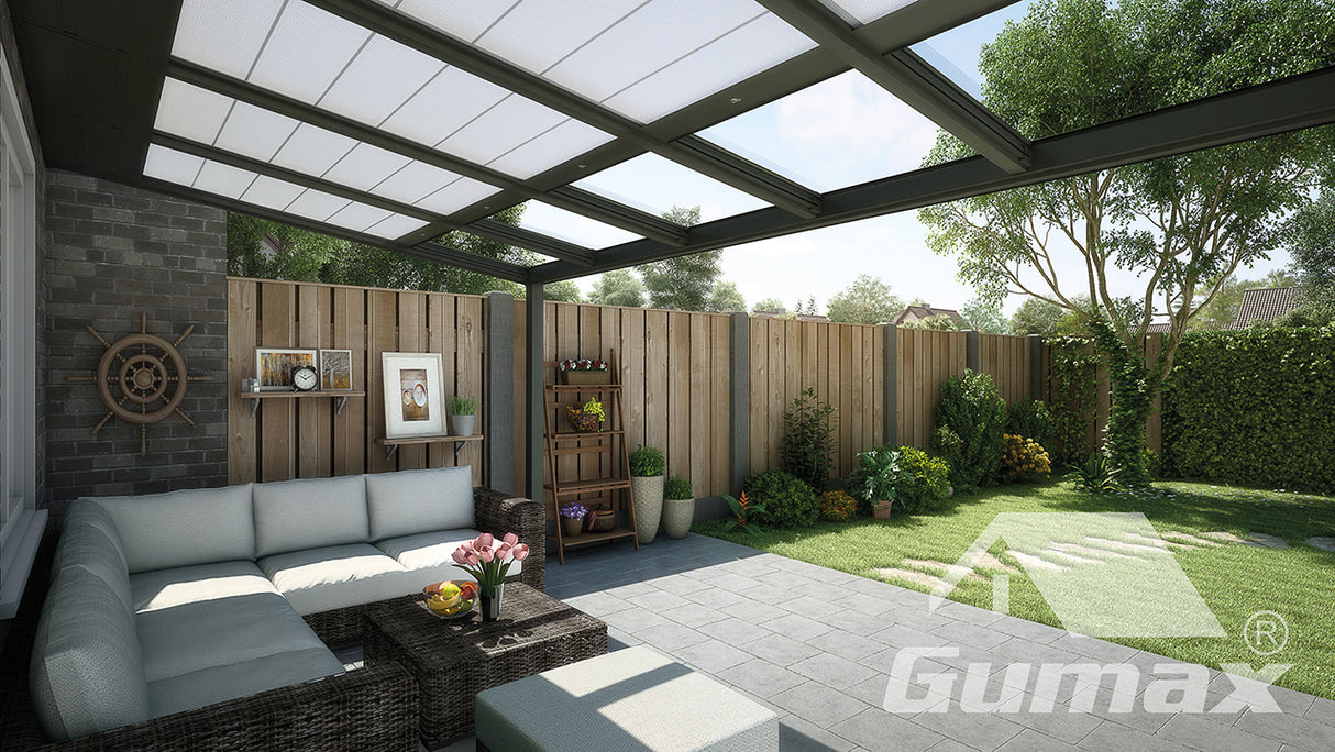 Gumax Automatische zonwering 3,06 x 2,5m - Veranda XL