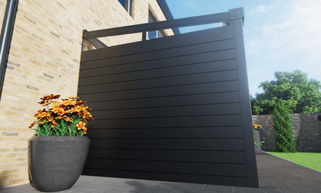 Aluminium zijwand 4m - Veranda XL