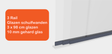 Glazen schuifwanden 3 Rail - Inbouwhoogte: 235cm - Antraciet (RAL 7014) - Veranda XL