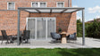 Terrasoverkapping 4,03 x 3m - Antraciet - Opaal polycarbonaat - Veranda XL